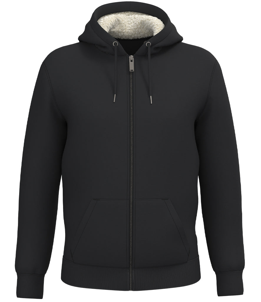Mens LUX Zipped Sherpa Hoodie