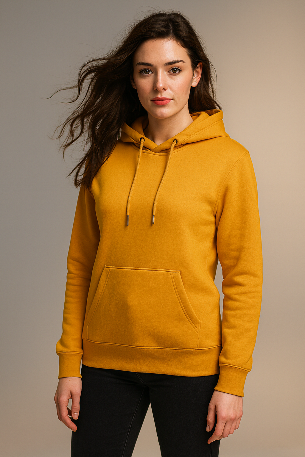 Ladies LUX Heavyweight Hooded Sweater
