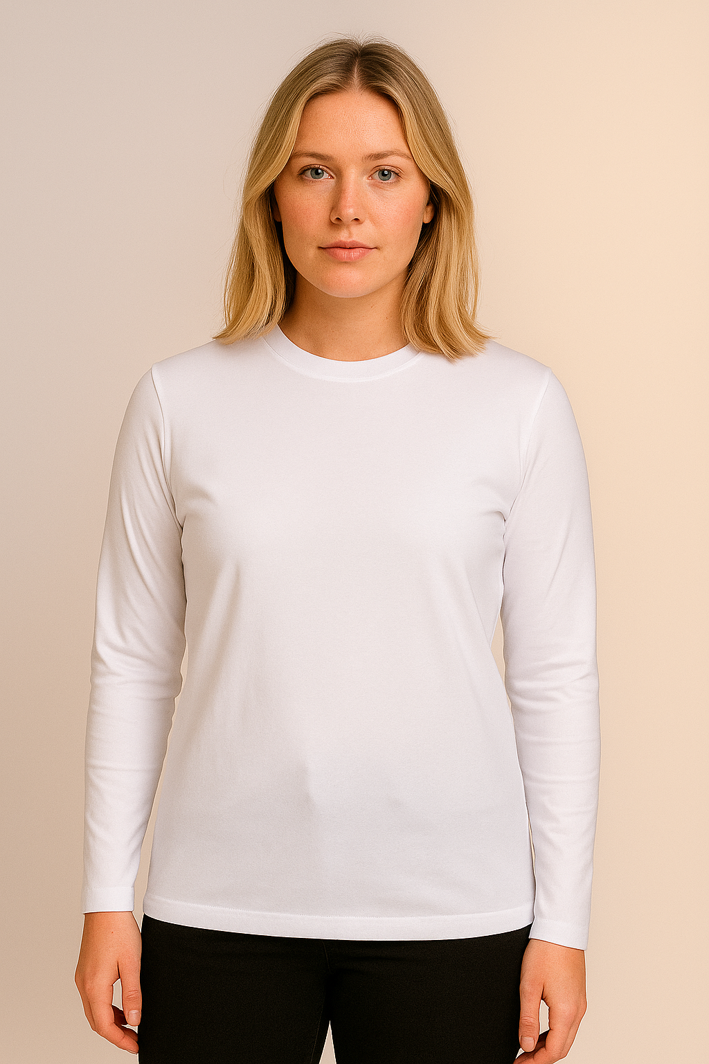 Ladies LUX Long-sleeve Relax-Fit T-shirt