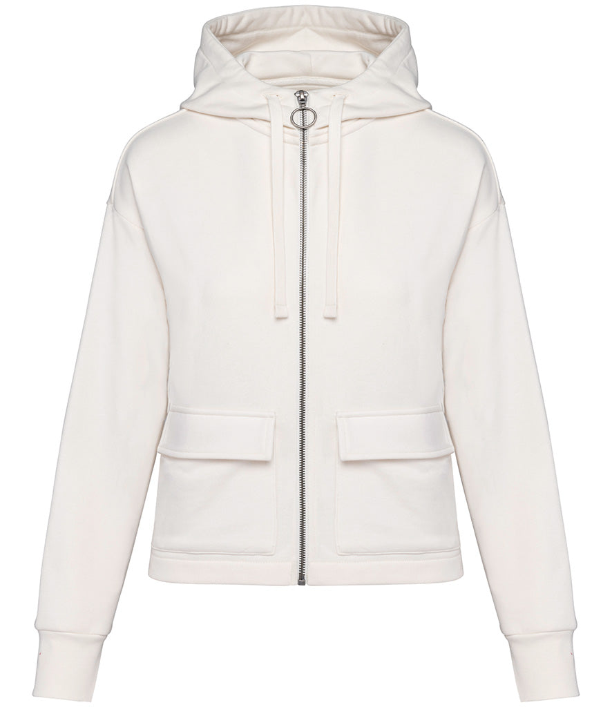 Ladies LUX Zip Premium Hooded Sweater