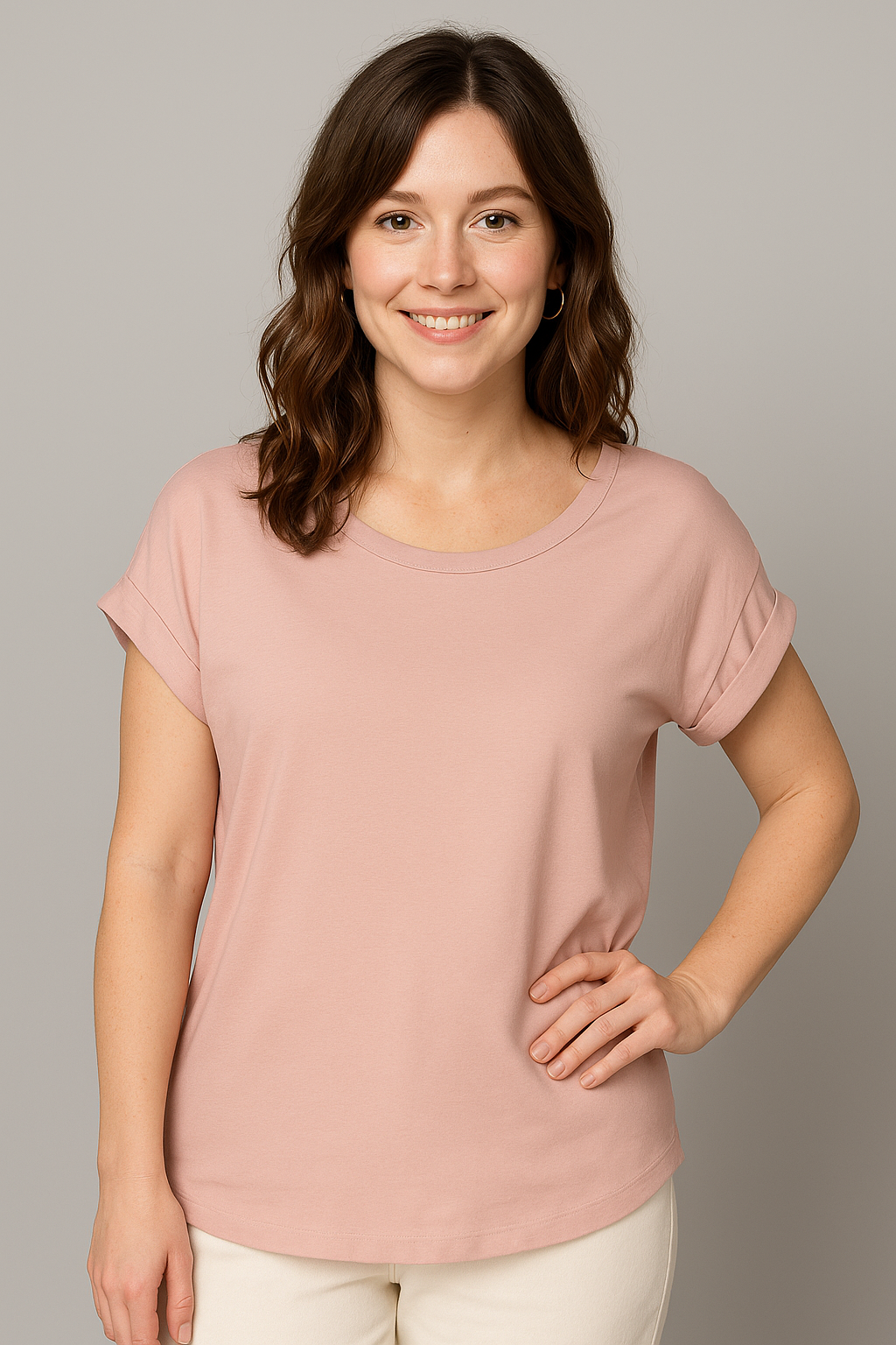 Ladies SLEEV Relax-fit T-shirt